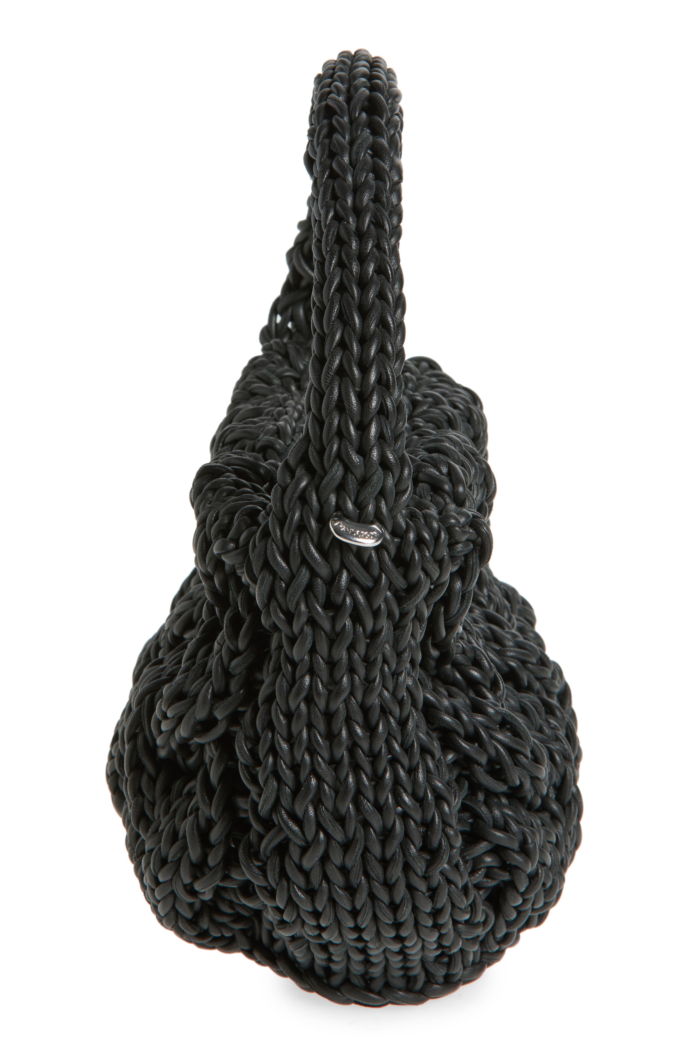 JW Anderson Small Cable Knit Top Handle Bag, Alternate, color, 
