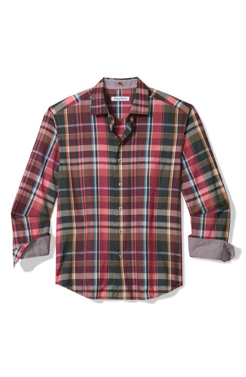 Frontera Luxe Plaid Silk Blend Shirt