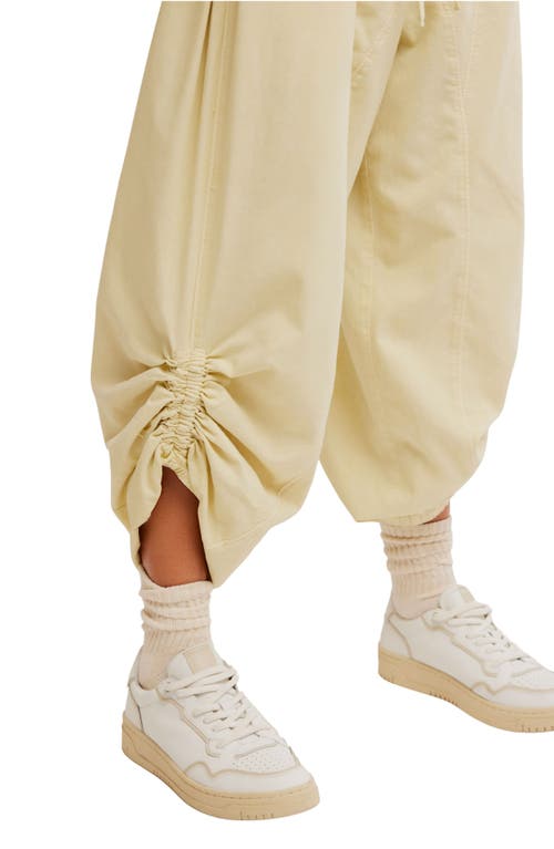 Free People Hadley Poplin Pants In Khaki Chino In Khaki Chino