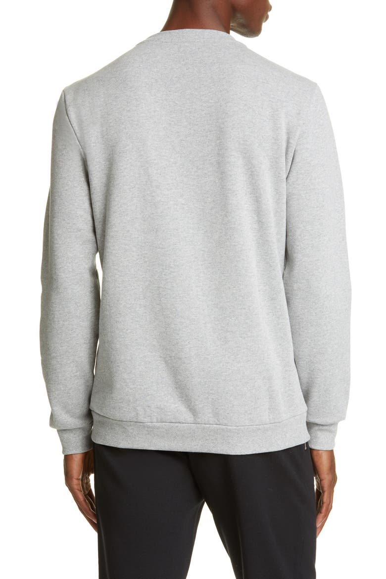 Crewneck Logo Sweatshirt, Alternate, color, GREY
