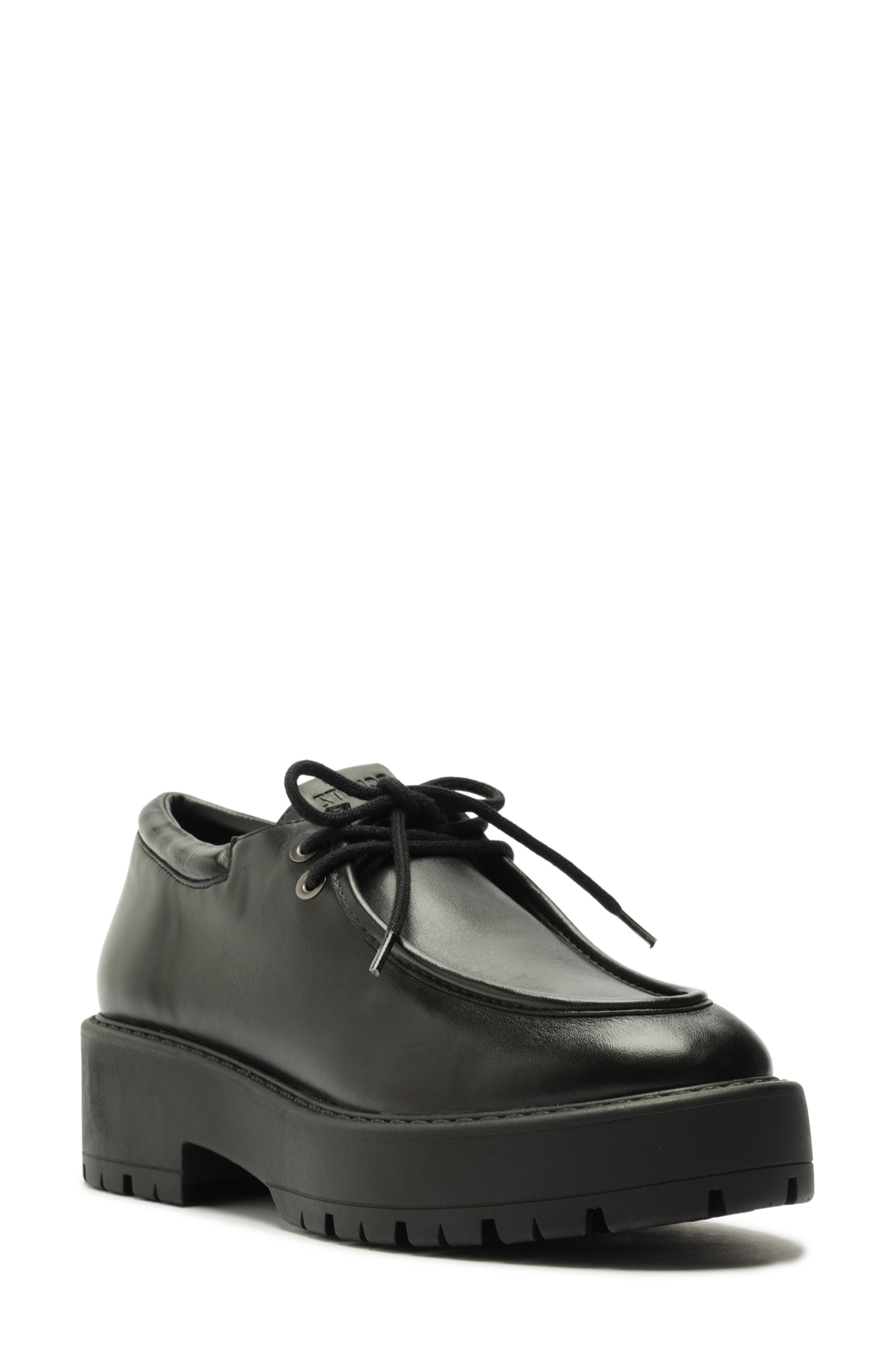 Schutz Cia Platform Loafer, Main, color, Black