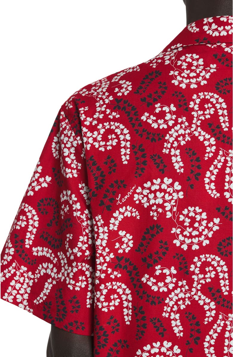 Lanvin PRINTED COTTON SHIRT, Alternate, color, 