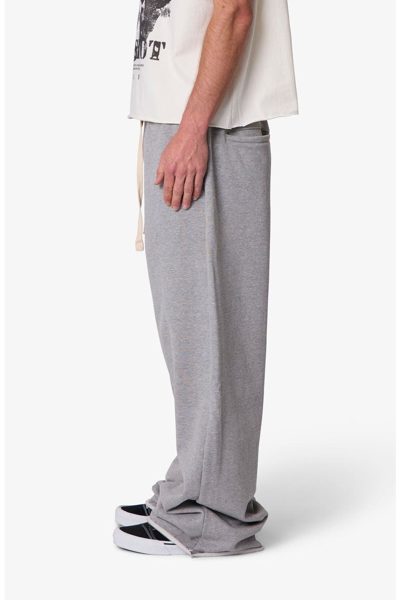 Ultra Baggy Wide Leg Sweatpants, Alternate, color, DARK HEATHER
