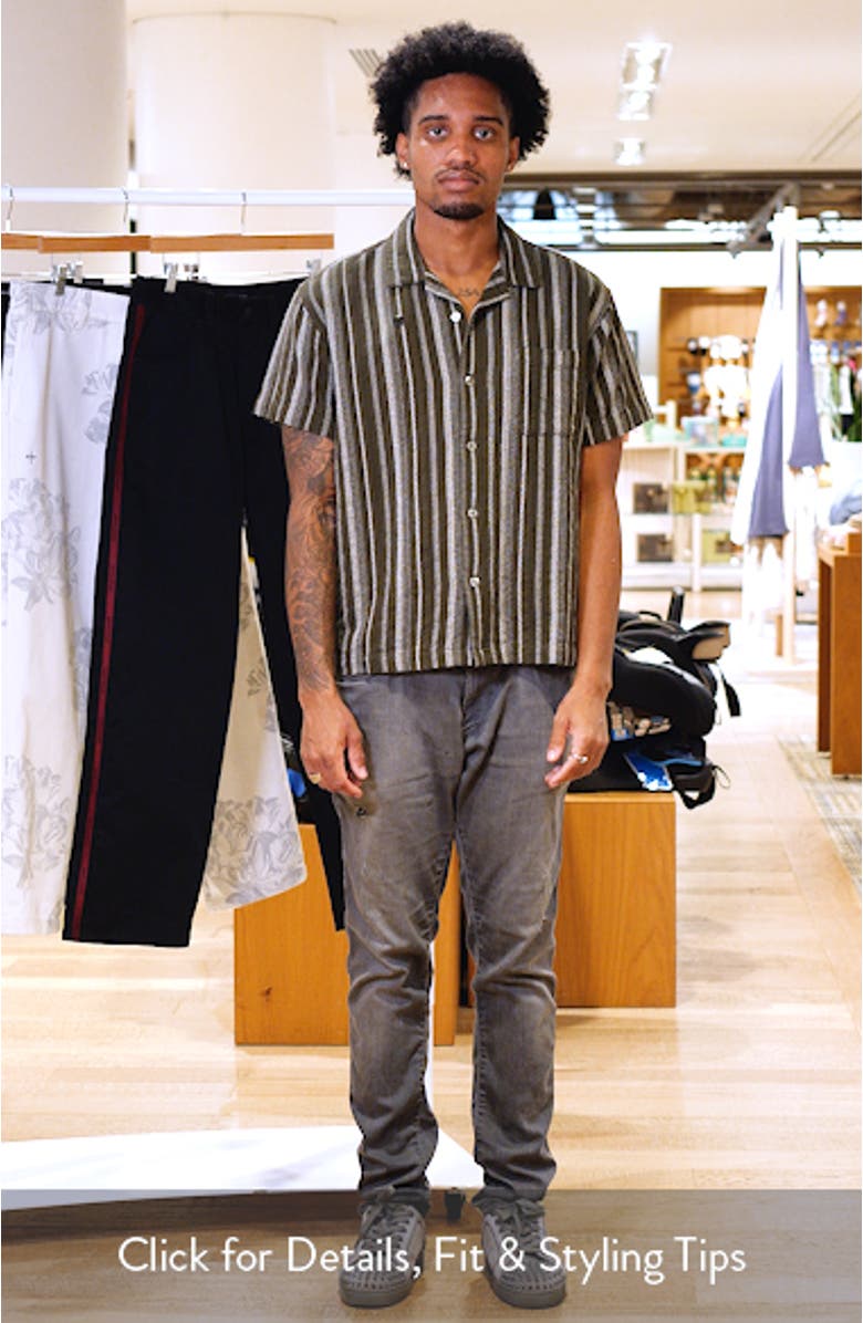 Hugh Stripe Camp Shirt, sales video thumbnail