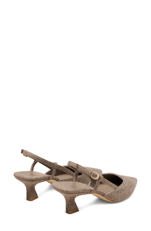 Stuart Weitzman Vinnie 50 Slingback Pump In Brown