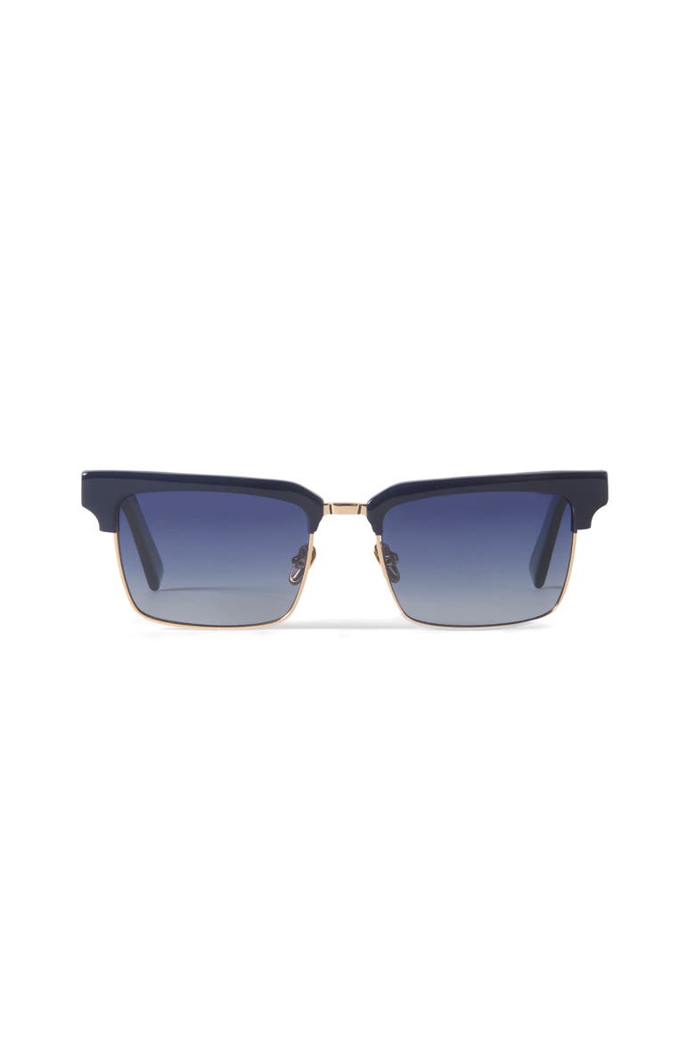 Paris Sunglasses, Main, color, Blue / Gold