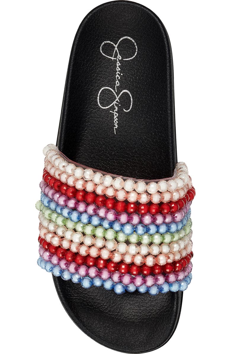 Jessica Simpson Saycie Beaded Slide Sandal, Alternate, color,