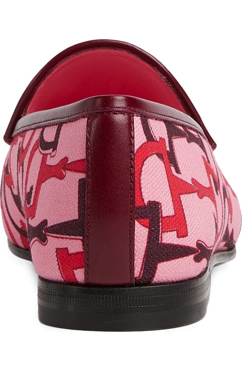 Gucci New Jordaan Horsebit Canvas Loafer, Alternate, color,