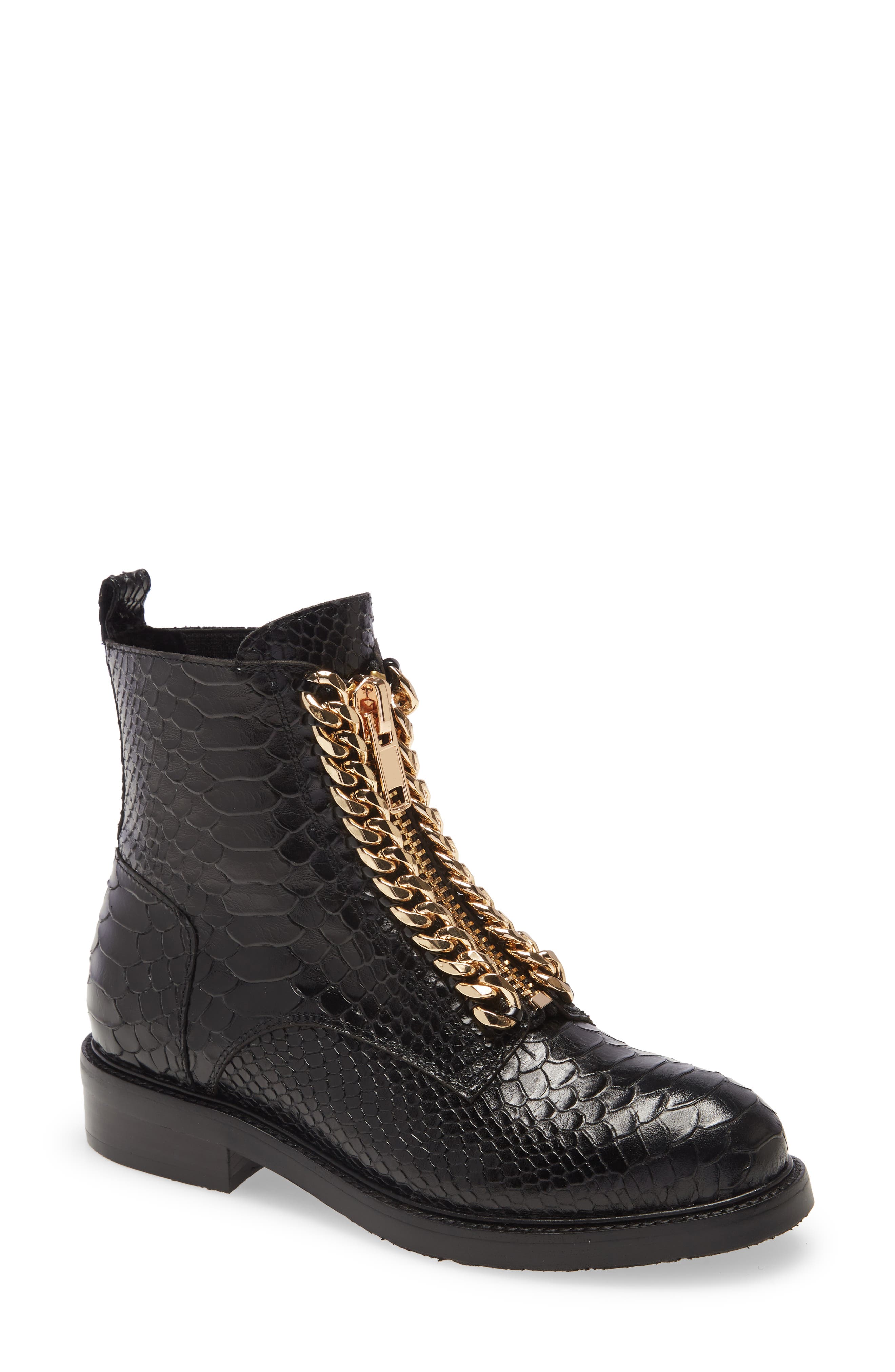 Damon Chain Boot, Main, color, BLACK SNAKE