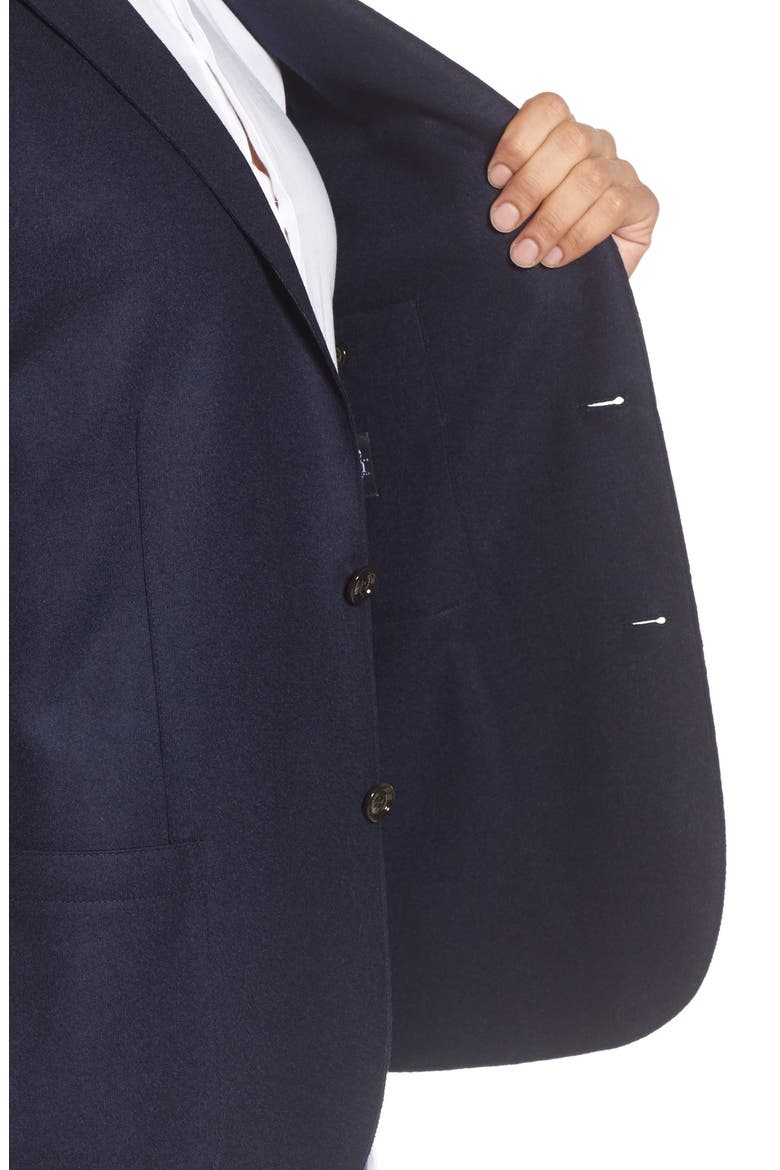 Slim Fit Wool Blend Sport Coat, Alternate, color, NAVY
