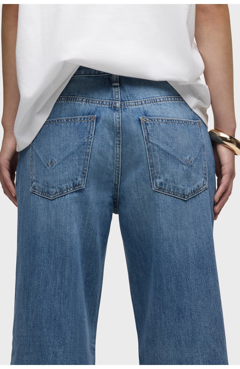 Hudson Jeans Oversized Raglan Tee, Alternate, color, White