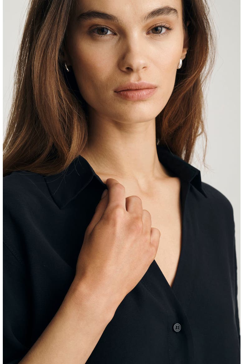 Short Sleeve Shirt, Alternate, color, BLACK