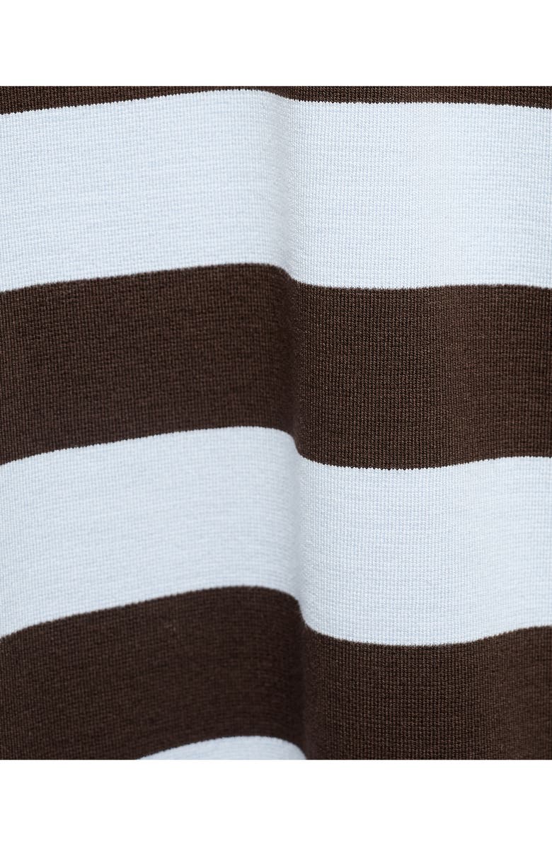MANGO Stripe T-Shirt, Alternate, color, Brown