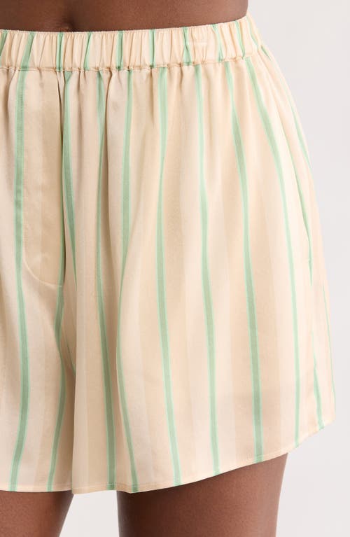 Lunya Washable Silk Button-up Short Pajamas In Multi