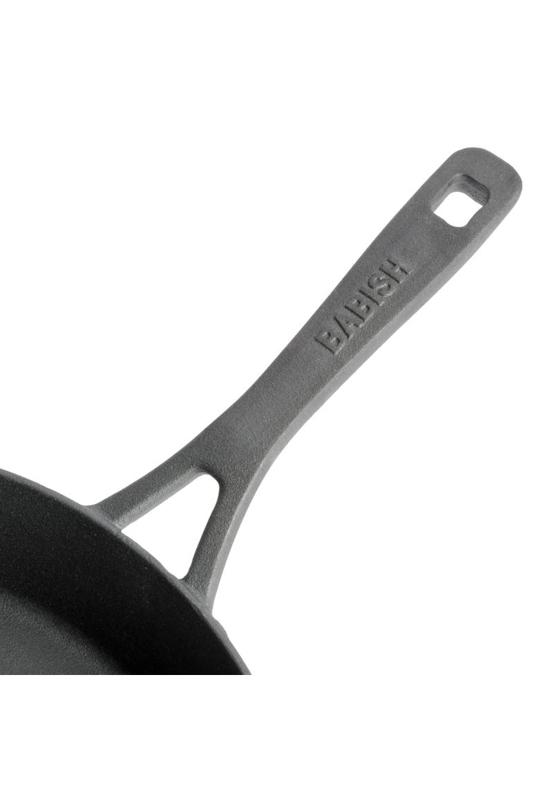 Cast Iron Preseasoned Skillet, 12 Inch, Alternate, color, Black