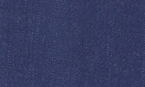 Renee C Button Front Vest In Blue