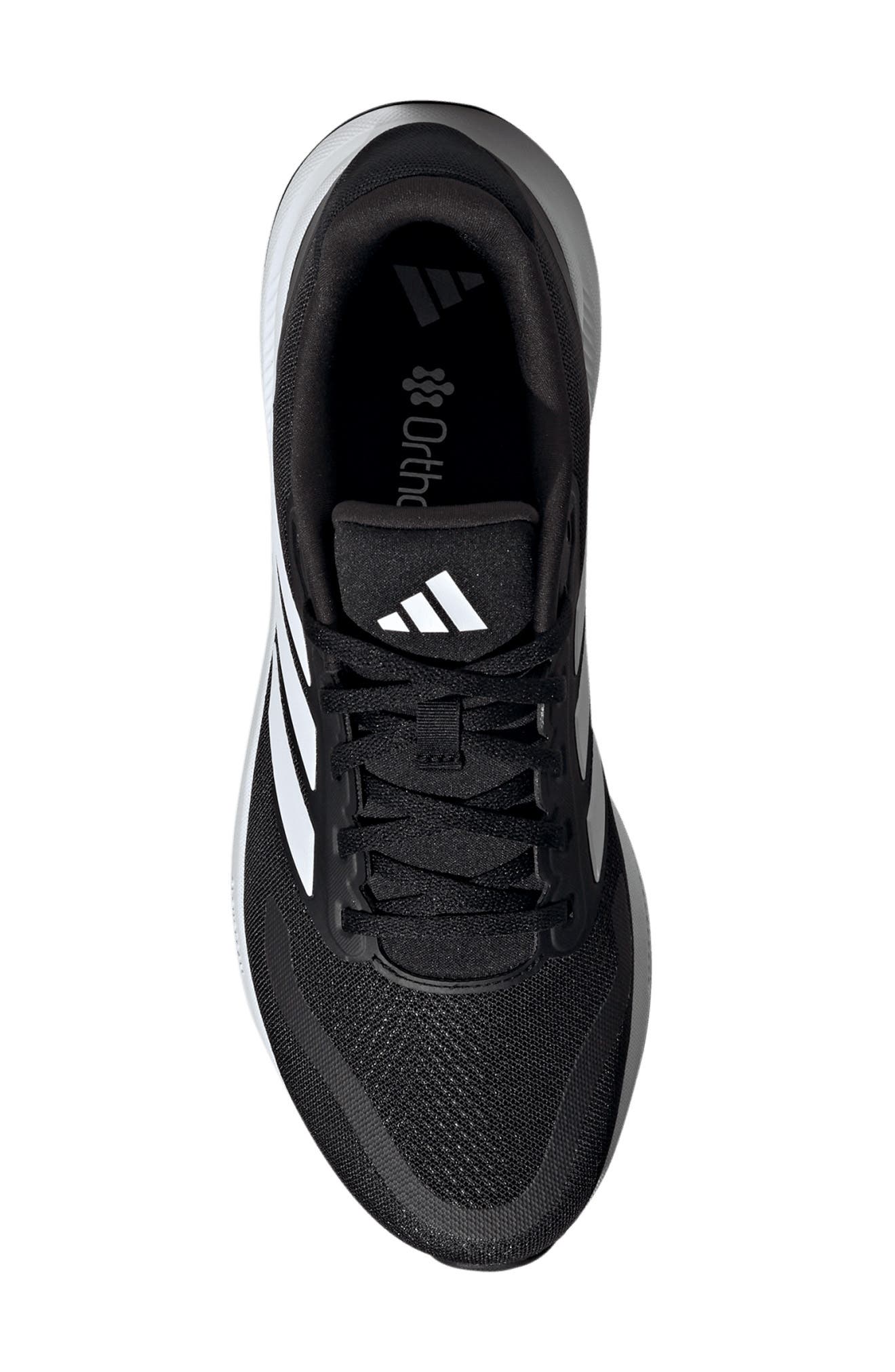 adidas Run Falcon 5 Running Shoe, Alternate, color, Black/White/Black