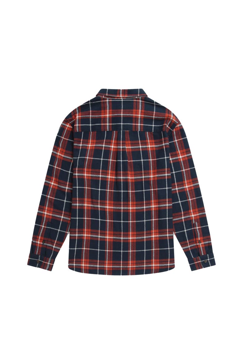 Cove Flannel Shirt, Alternate, color, Navy