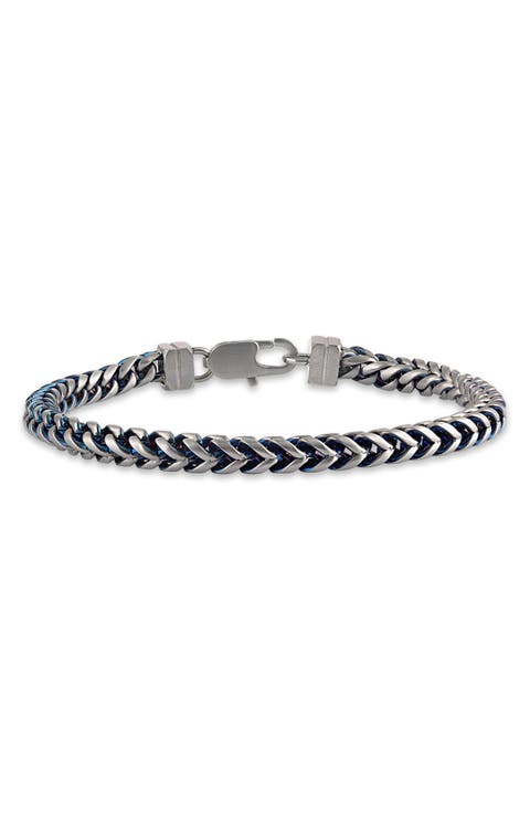 Men's Stainless Steel Wheat Chain Bracelet