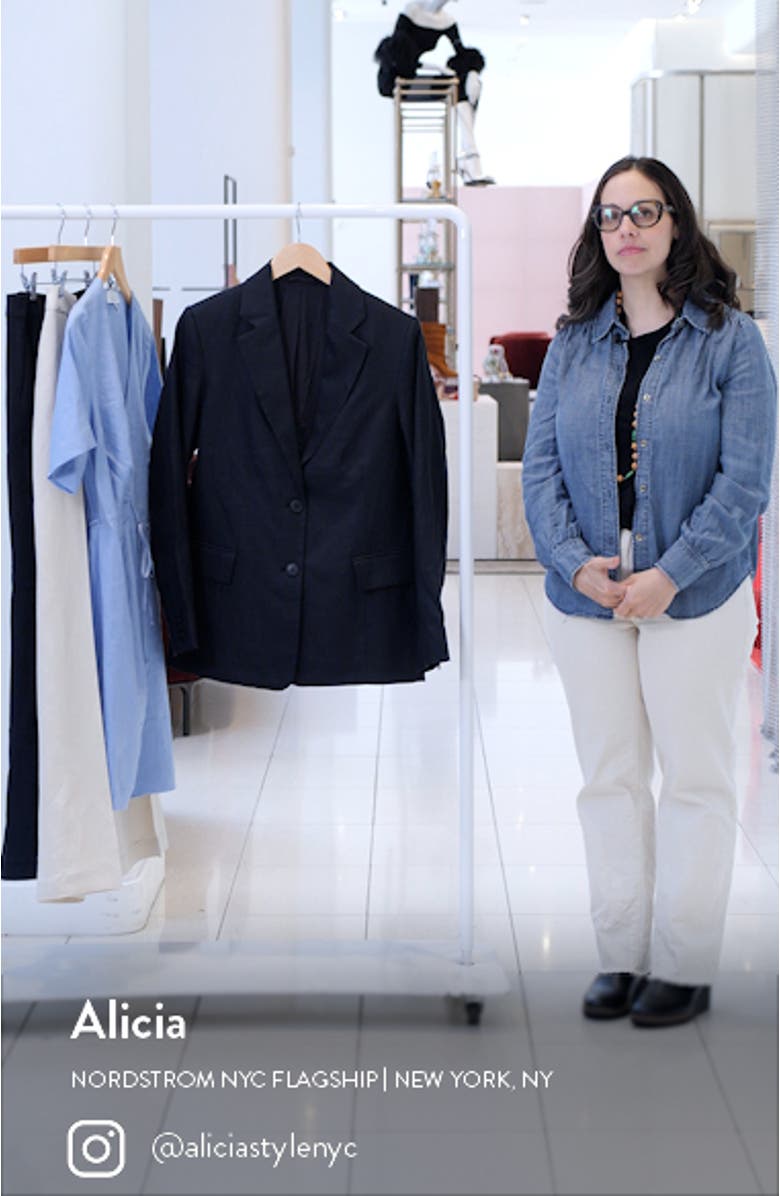Linen Blazer, sales video thumbnail