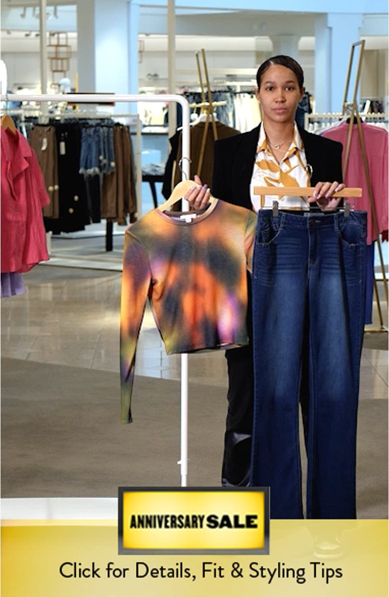 'Ab'Solution High Waist Itty Bitty Bootcut Jeans