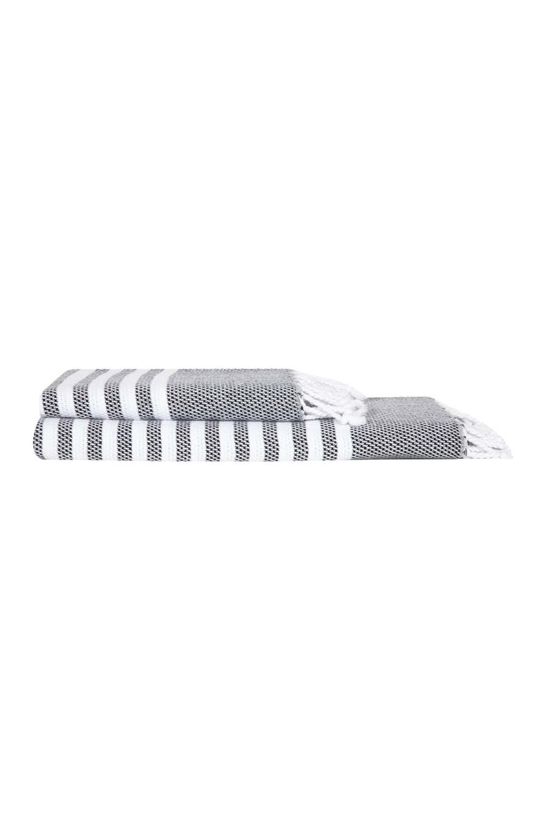 Olive & Linen Eversoft Turkish Towel Set, Main, color,