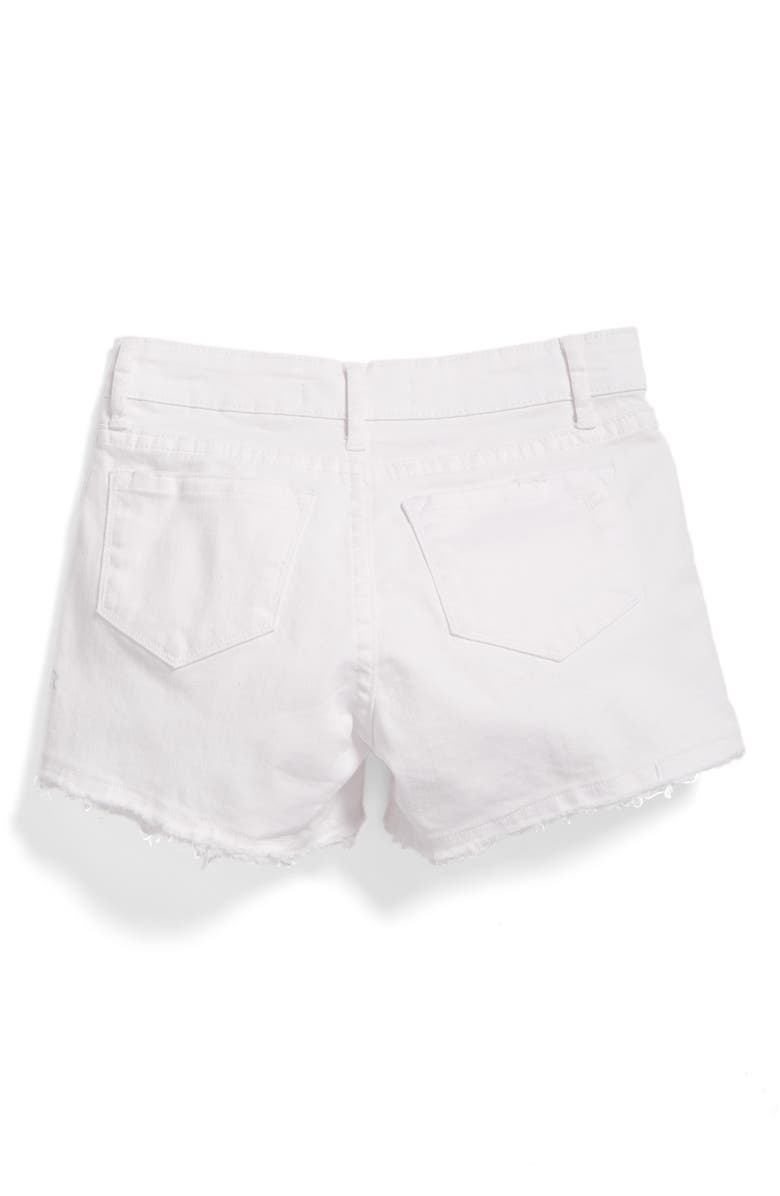 Tractr Frayed Shorts, Alternate, color, White