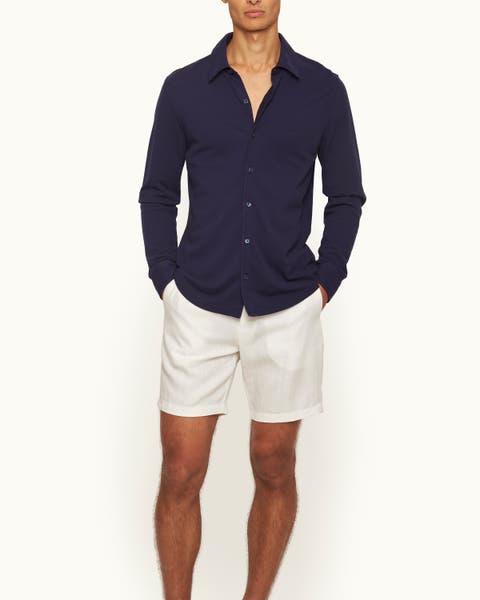Giles Garment Dye Tailored-Fit Shirt