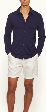 Orlebar Brown Giles Garment Dye Tailored-Fit Shirt