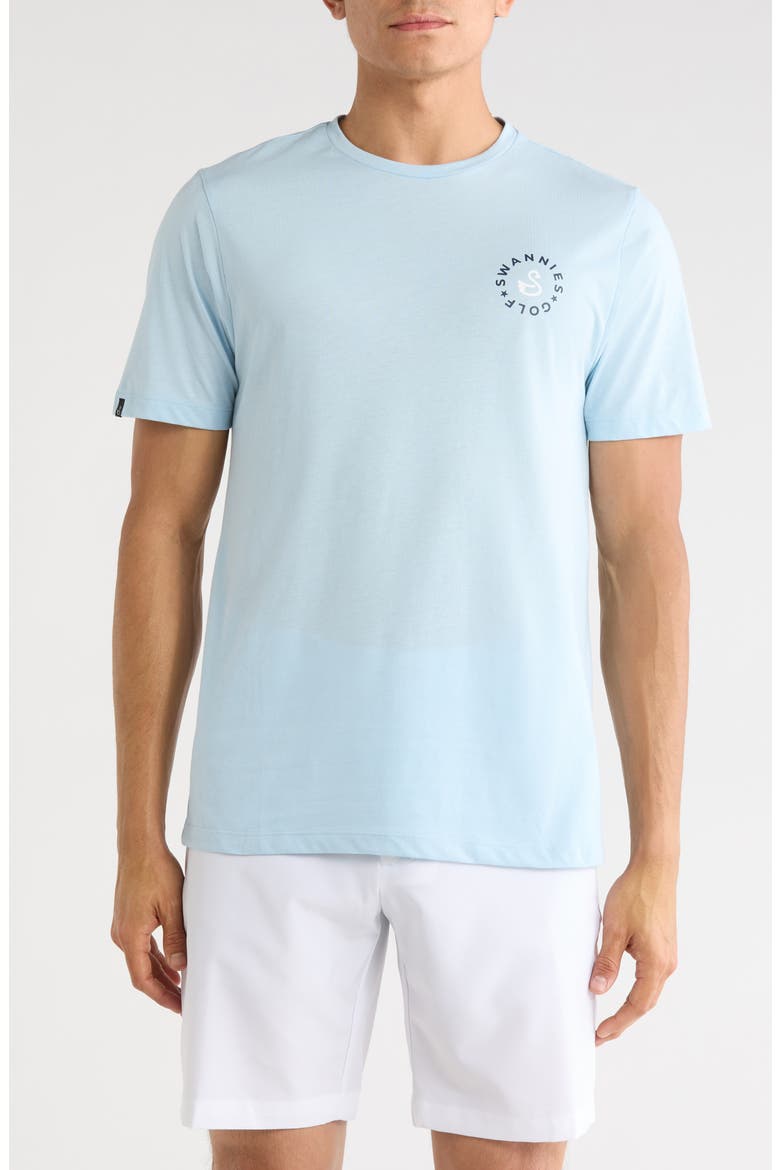 Fireworks Graphic T-Shirt, Main, color, SKY