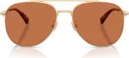 COACH 58mm Pilot Sunglasses