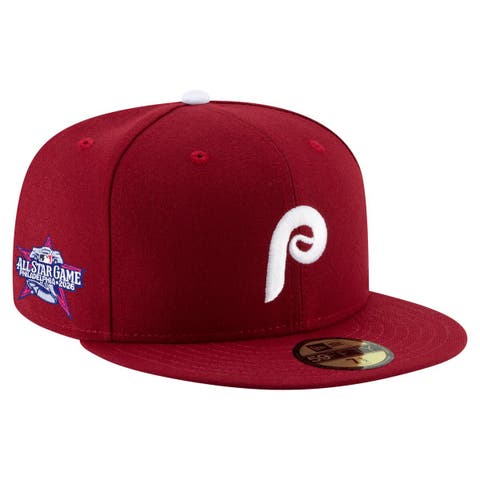Men's New Era  Burgundy Philadelphia Phillies 2026 All-Star Game Authentic Collection Side Patch 59FIFTY Fitted Hat