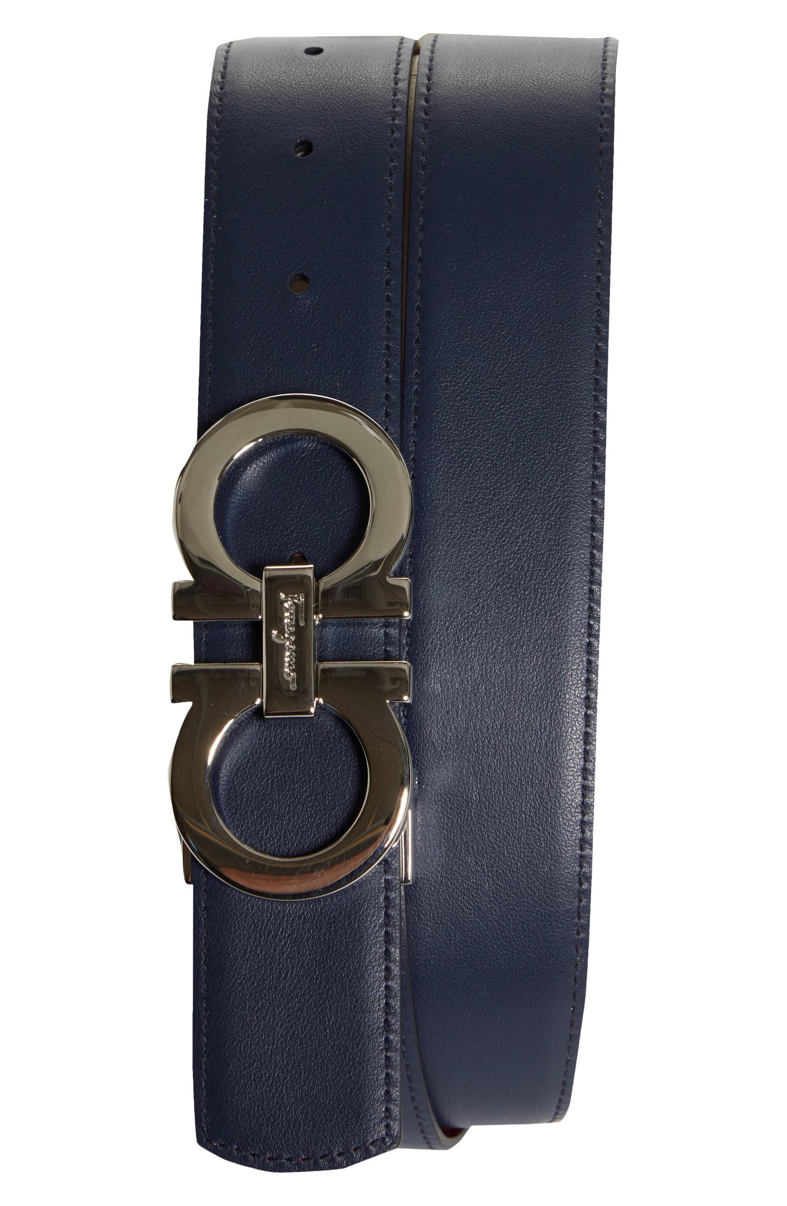 FERRAGAMO Salvatore Ferragamo Calfino Reversible Belt Nordstromrack