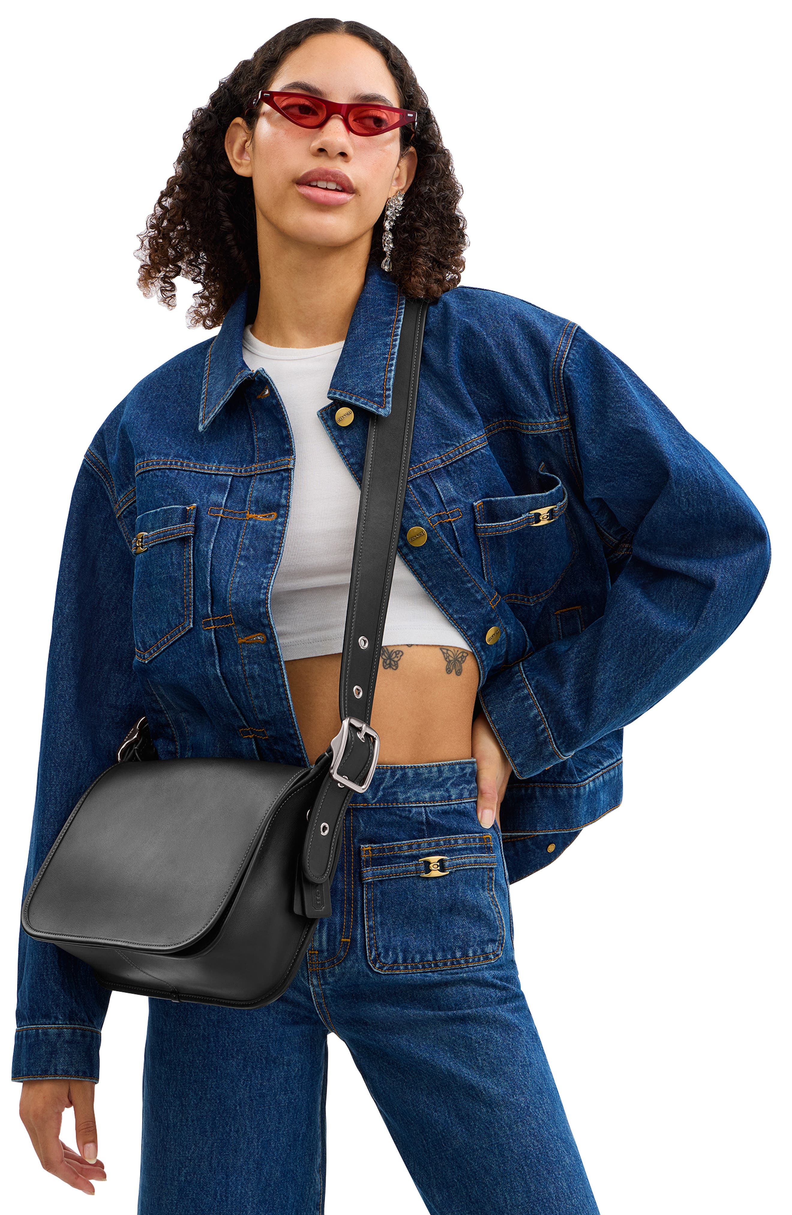 COACH Originals Glovetanned Leather Crossbody Bag, Alternate, color, 