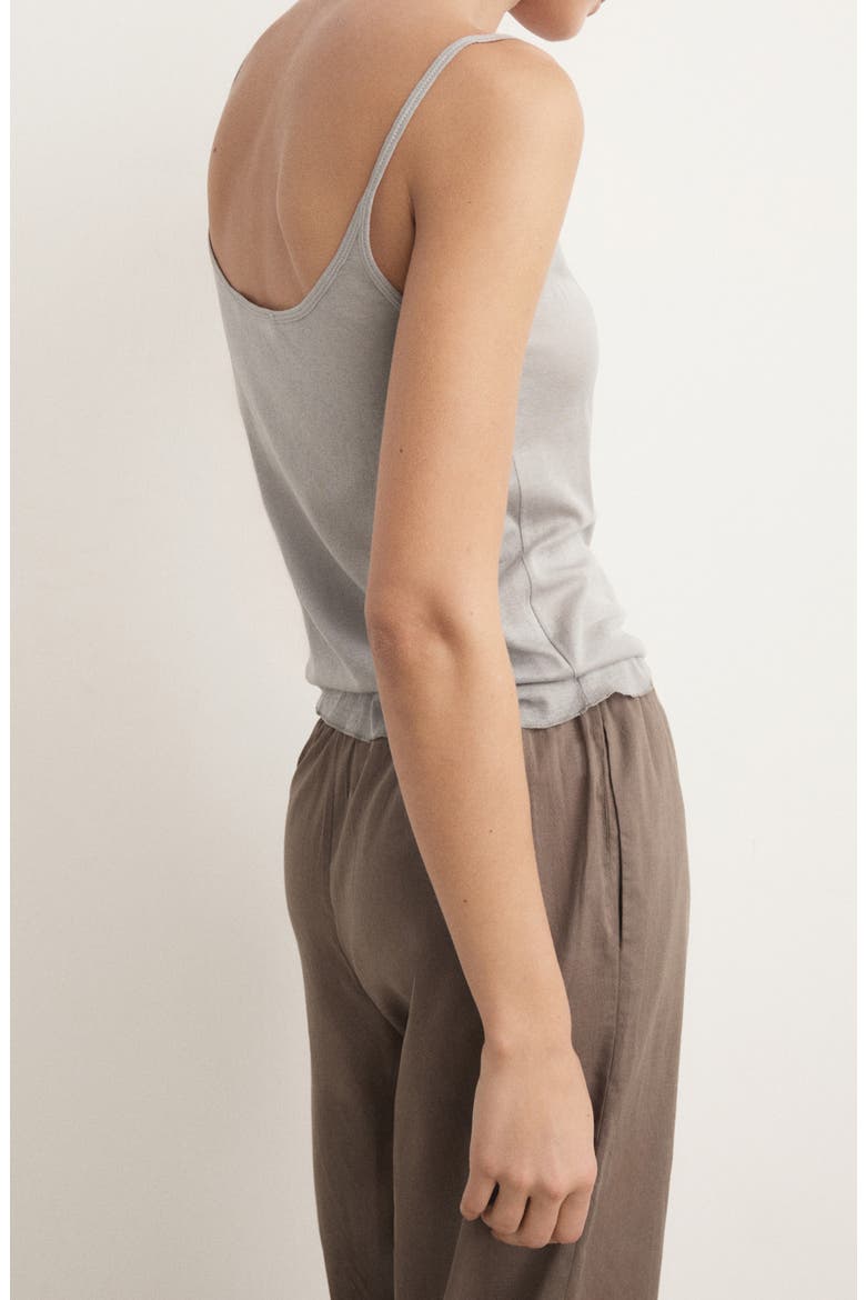 Cotton Pajamas Camisole, Alternate, color, LIGHT/ PASTEL GREY