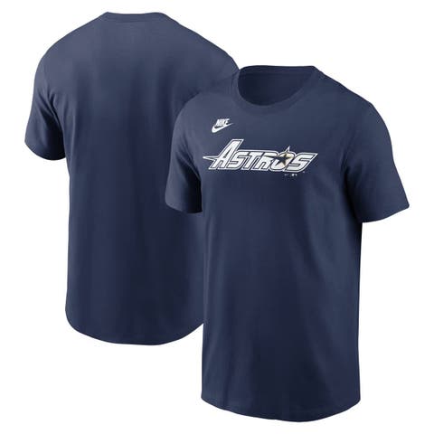 Men's Nike Navy Houston Astros Cooperstown Wordmark T-Shirt