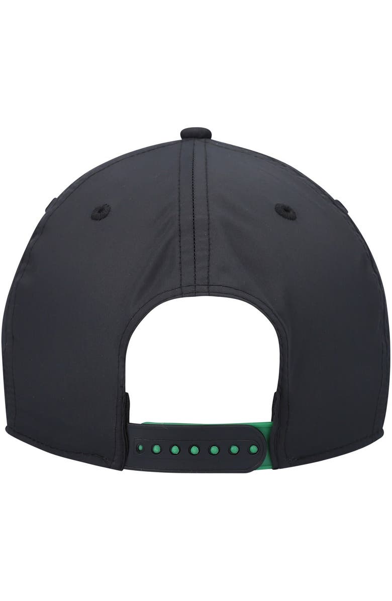 Black Clover Men's Black North Dakota Nation Shield Snapback Hat, Alternate, color, Black