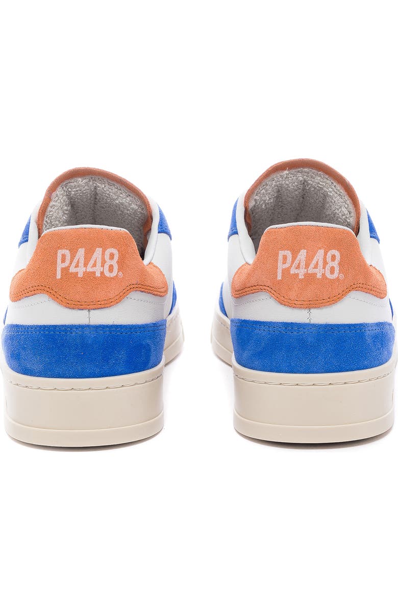 P448 Bali Low Top Sneaker, Alternate, color, White/ Blue Spritz