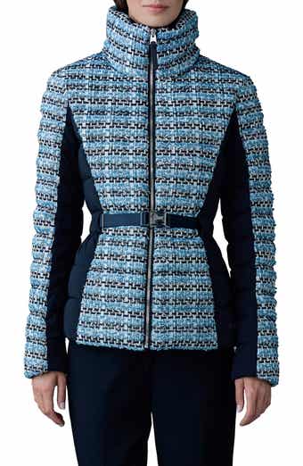 Evita Tweed & 750 Fill Power Quilted Down Short Jacket