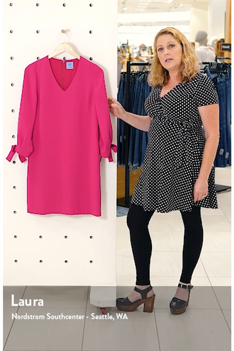Tie Sleeve A-Line Dress video