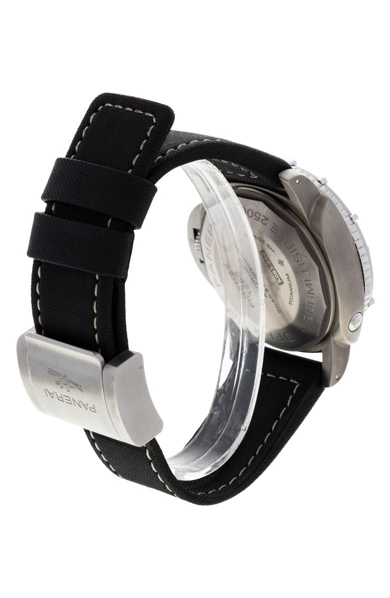 Watchfinder & Co. Panerai Preowned 2009 Luminor Submersible Leather Strap Watch, 44mm, Alternate, color,