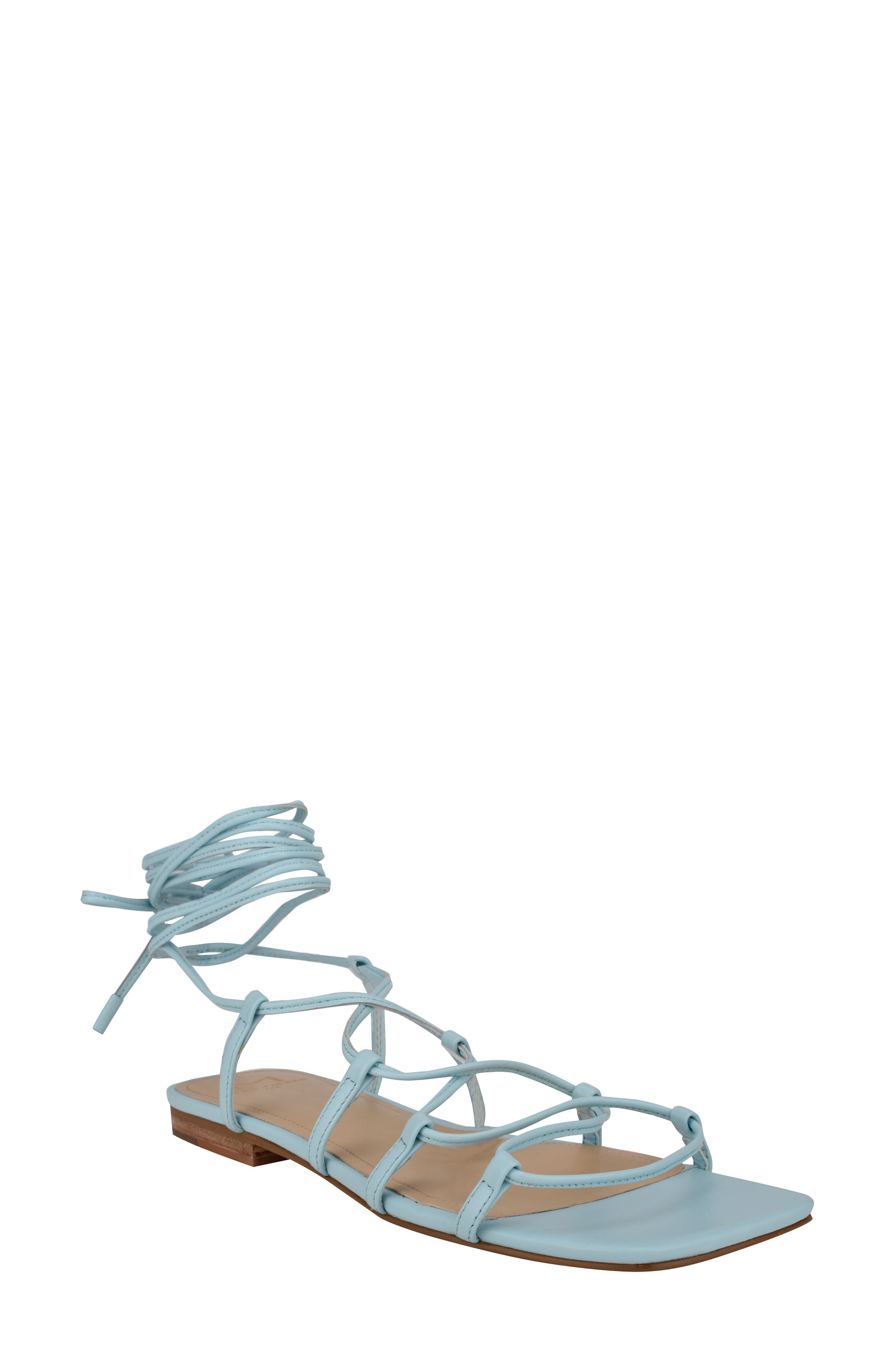 Mahalia Strappy Sandal, Main, color, CLEAR WATER