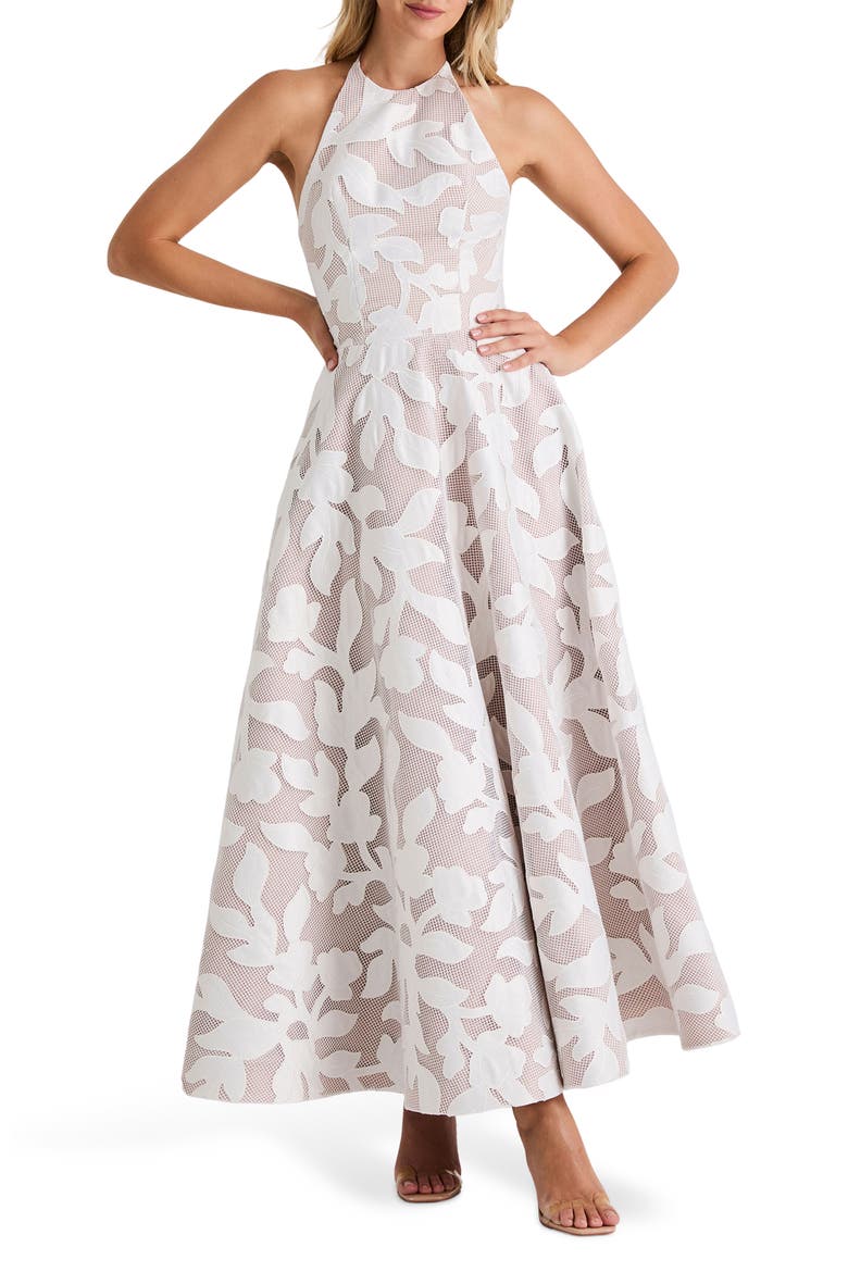 alexandria formal dresses HELSI Halter Fit & Flare Dress (Women) Duty Belt for LEO