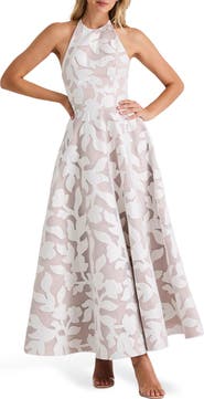 HELSI Alexandria Halter Fit & Flare Dress