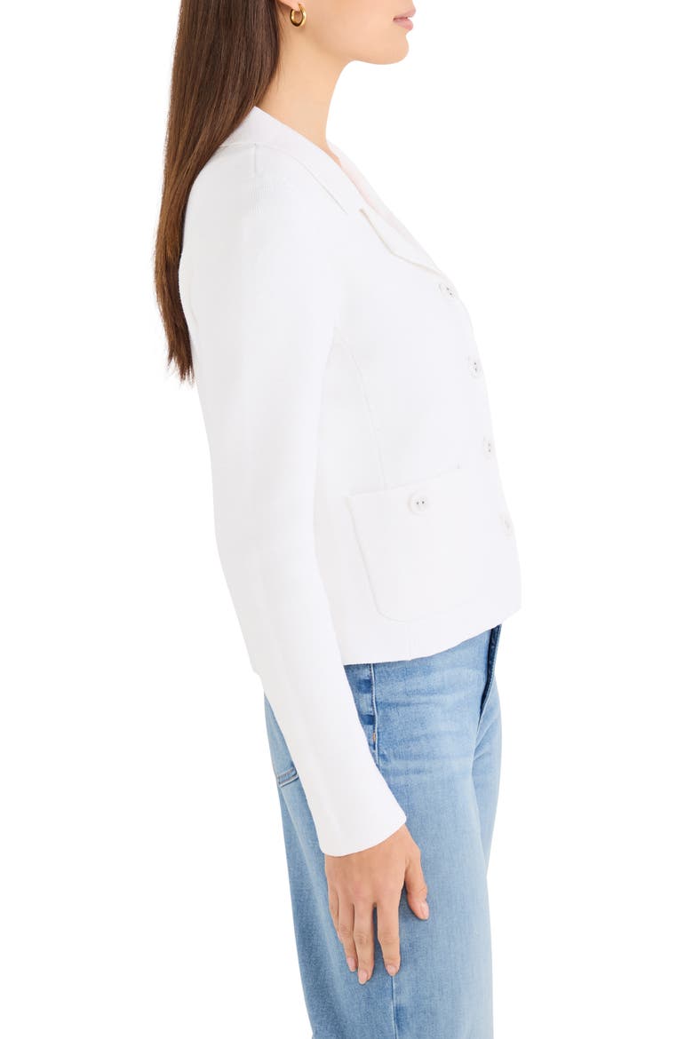 Milano Knit Jacket, Alternate, color, PAPER WHITE