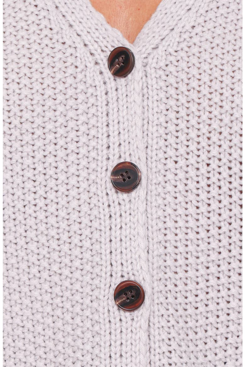 Arcadia Floral Cardigan, Alternate, color, LIGHT GREY