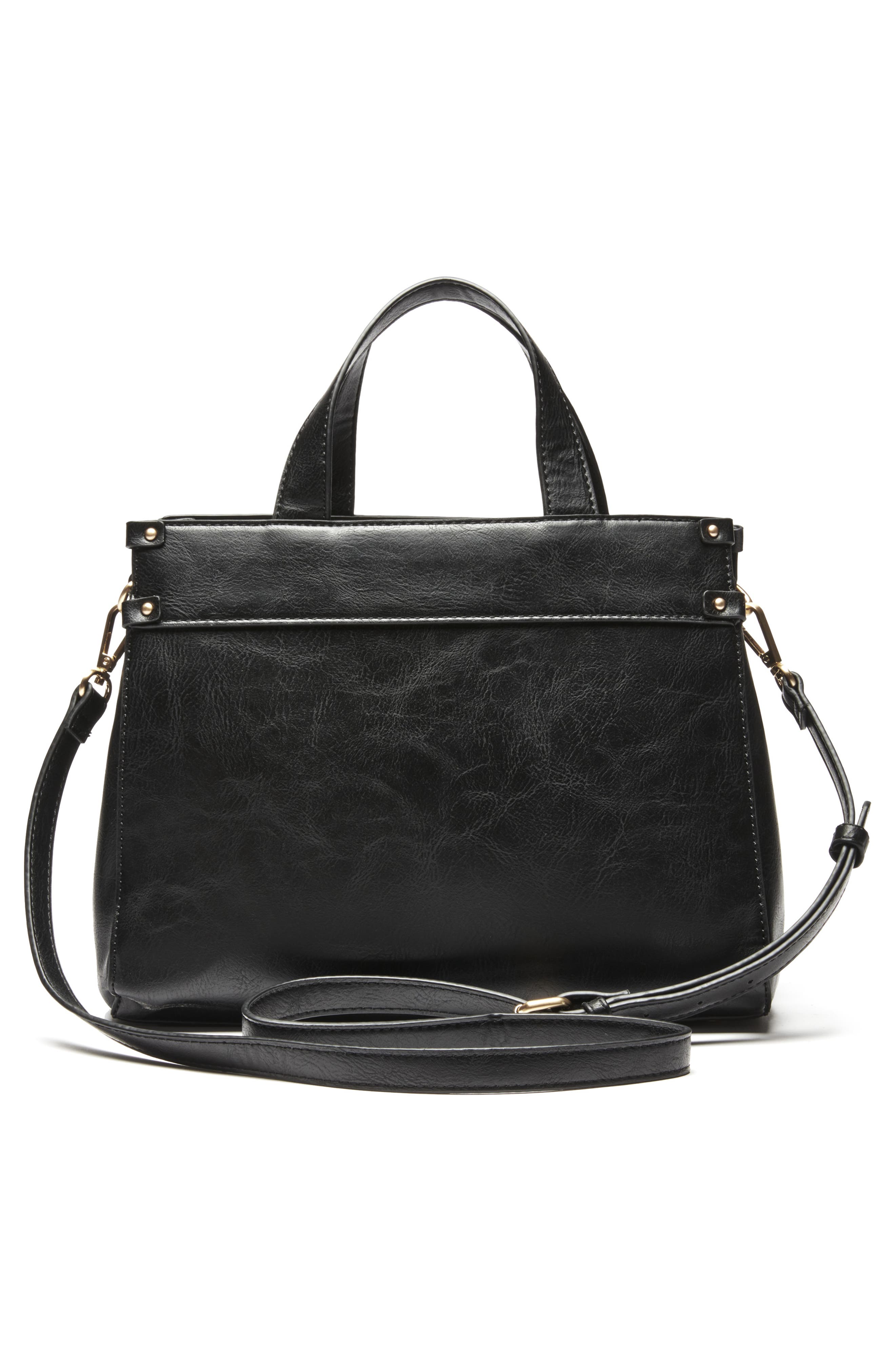 Sole Society Zypa Faux Leather Satchel, Alternate, color, 