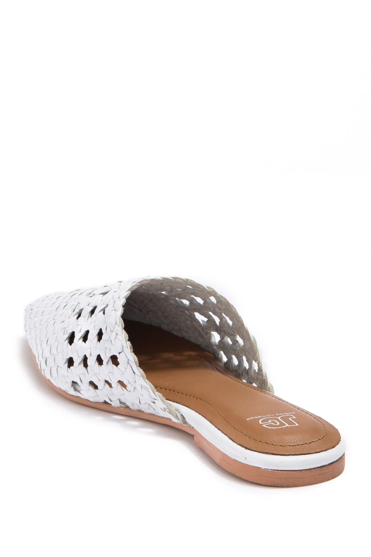 Jeffrey Campbell Woven Leather Flat Mule, Alternate, color, 