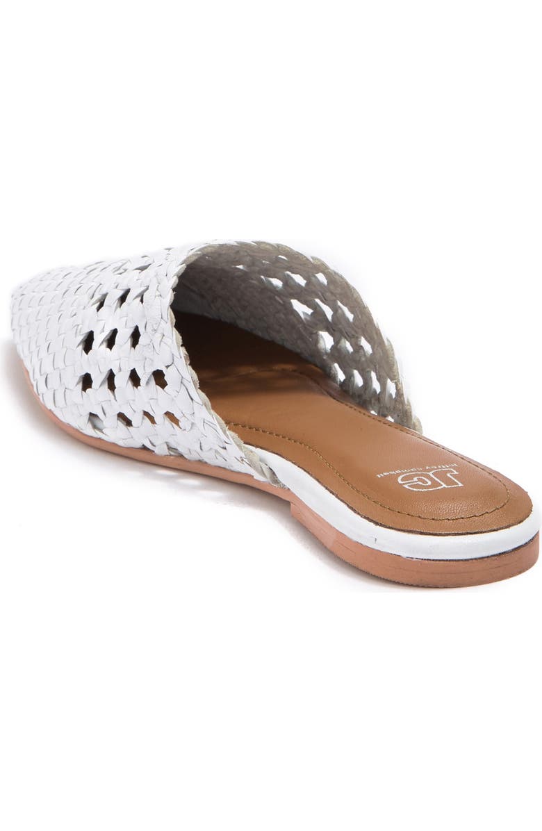 Jeffrey Campbell Woven Leather Flat Mule, Alternate, color,