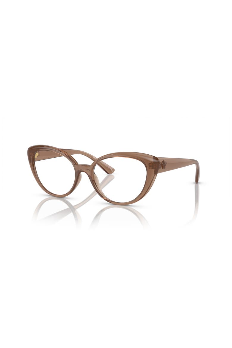 53mm Oval optical glasses, Main, color, Brown